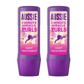 호주 오지 Aussie Hai Teatment 컬 3 미닛 미라클 헤어 트리트먼트, 2개, 225ml