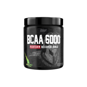 뉴트렉스리서치 BCAA 6000 퍼폼 리커버 빌드 그린 애플 맛, 1개, 237g