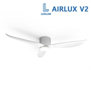 에어룩스 V2 실링팬 42인치 AIRLUX V2 더슬림한 BLDC 저소음 모터 저전력 천장형 선풍기, 화이트, 조명선택안함, 연장봉선택안함