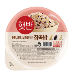 햇반 매일 잡곡밥, 22개, 210g