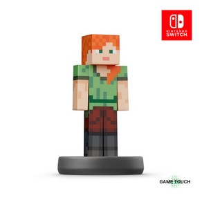 닌텐도 정품 amiibo 아미보 알렉스 (마인크래프트 캐릭터 슈퍼스매시브라더스용), 1개, 기본