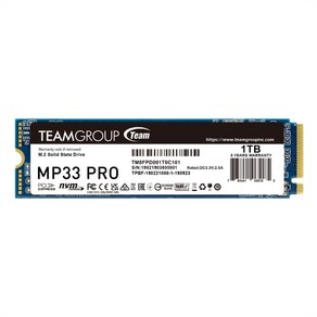 TeamGroup New MP33 PRO M.2 NVMe 내장형 SSD (1TB)