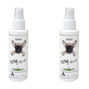 1+1 강아지 진드기 스프레이 해충방지 쏘아베 산책전에 스프레이120ml, 2개, 120ml