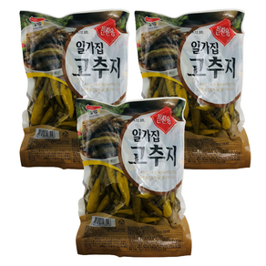 일가집 고추지 1kg x3봉 밑반찬, 3개