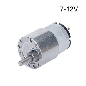 7RPM ~ 960RPM 마이크로 속도 감소 가역 기어 모터 6V/12V/24V 고토크 모터 편심 출력축 포함, 13) 7-12V, 1개