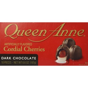 Queen Anne Codial Cheies Dak Chocolate 6.6 oz Queen Anne 코디얼 체리 다크 초콜릿 6.6온스, 1개, 187g