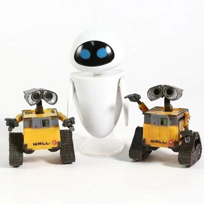 로봇 벽 액션 피규어 컬렉션 모델 모형 인형 선물, 1개, 4.New Old Wall E EVE