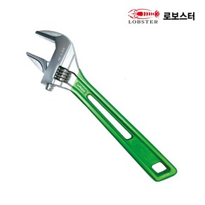 로보스터 컬러 경량몽키 UM-24 / UM-30 / UM-36 / UM-46 스패너 렌치 멍키 깔깔이 몽키렌치 6인치 / 8인치 / 10인치 / 12인치, 컬러경량 6인치(UM-24), 1개
