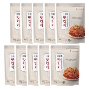 아워홈 맛김치, 400g, 10개