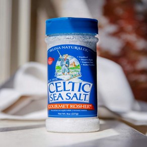 8 Ounce (Pack of 1) Shake Celtic Sea Salt Goume 8온스(1팩) 셰이커 켈트 바다 소금 미식가 코셔 소금 셰이커 0.5파운드(1팩, 1개, 226g