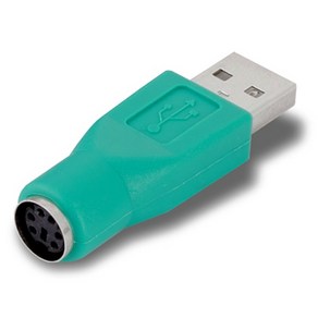 케이블메이트 PS/2(F) to USB(M) 변환젠더 [CU320] [그린]