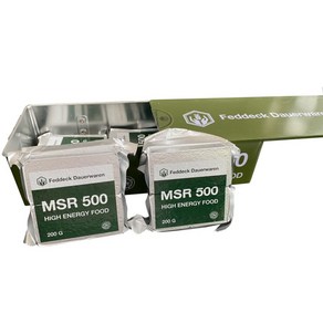 MSR-500 비상식량 전투식량 MRE 씨레이션 등산행동식 200g 6개