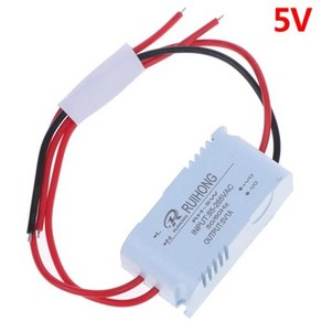 새로운 1PCS AC-DC 전원 공급 장치 모듈 AC 1A 5W 220V DC 3V 5V 9V 12V 24V 미니 변환, 4) 5