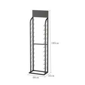 타일 거치대 샘플 진열대 견본 매장용 인테리어 상업용 진열 스탠드, 1열 깊이 30* 길이 60