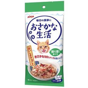 아이시아 생선생활 가다랑어포가 들어간 참치 60g x 3p (OS-4)