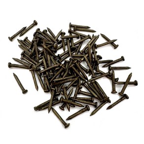 아이베란다 엔틱못 작은머리 쇠못 나무 못 스트링아트 목공용 1x9mm, 100개