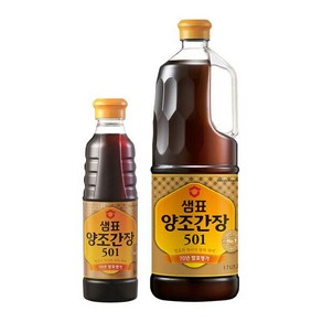 샘표 양조간장 501 1.7L + 500ML 세트상품 (WAE9953), 1세트