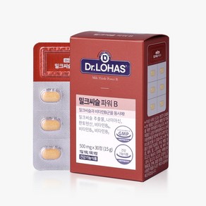 닥터로하스 밀크씨슬 파워B 실리마린 비타민B 간건강 500mg, 1개, 30정