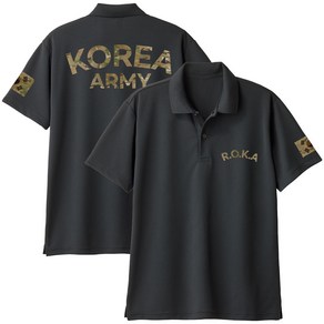 ROKA KOREA 멀티카모 로카티 카라 반팔티셔츠