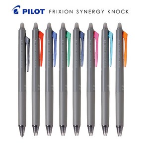 PILOT fixion 파이롯트 지원지는 볼펜 프릭션 시너지 노크 0.3 0.4 0.5mm, 0.4mm 오렌지, 1개