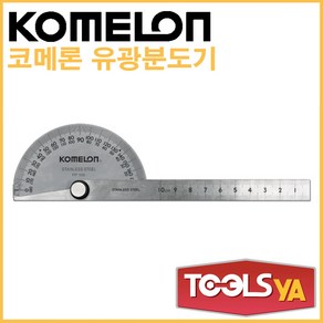 코메론 유광 분도기 각도기 PP150, 1개