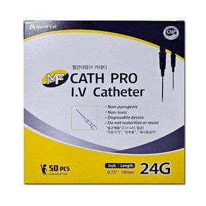 메디퍼스트 혈관카테터 24G 19mm I.V Catheter 정맥카테타