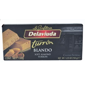 Delaviuda Soft Almond Tuon (Tuon Blando) 5.25 Oz Delaviuda 소프트 아몬드 투론(Tuon Blando) 5.25Oz(150g, 1개, 150g