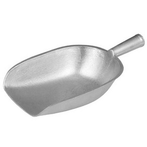 곡물 바가지 방앗간 되 쌀 주걱 삽 알루미늄스쿱 스쿠퍼 사료, 스텐 12cm
