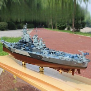 프라모델 조립 1/350 USS 미주리 전함 BB-63 아이오와급 모형 함선, 단일사이즈, USS 미주리전함 BB-63, 1개