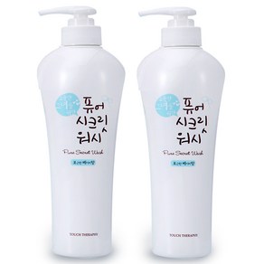 과일나라 터치테라피 퓨어 시크릿워시 여성청결제 500ml X2개, 02_베이비향 500ml X2개, 2개