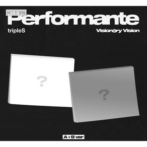 tipleS (트리플에스) - 정규앨범 초회판 : Visionay Vision Pefomante : 버전별 -앨범 2종중 1종 랜덤 -특전 증정 폴라로이드 형 공식 포카