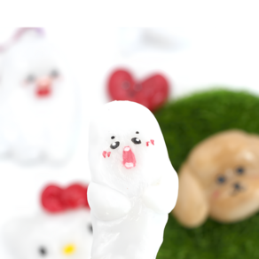 말랑플라-흰색 물라스틱 물에 녹는 플라스틱 폴리모프