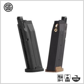 [입고][VFC 브이에프씨] SIG M18 21rds Gas Magazine BK TAN [M17 호환 가능] 시그사우어 M18 탄창