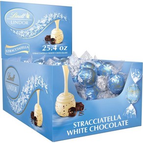 Lindt 초콜릿 파티 믹스 대용량 린트 린도 화이트 캔디 트러플 부드럽고 녹는 센터가 있는 25.4온스 60개, 240g, 1개