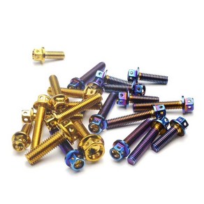 오토바이 엔진 나사 블루 너트 캡 볼트 커버, 1개, 20. M6-55MM-bunt blue