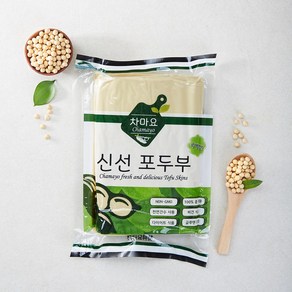 차마요 중국식품 포두부 롤 국내생산 두부피 건면 당일생산 건두부, 3개, 1kg