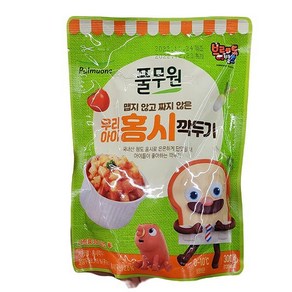 풀무원 우리 아이 홍시 깍두기, 종이박스포장, 300g, 2개