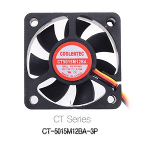 COOLERTEC CT-5015M12BA-3P 팬쿨러/볼/50mm/15T/3핀 케이스쿨러