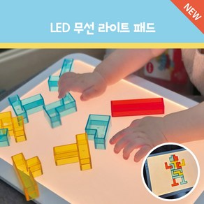 LED 무선 브라이트 패드 2종 (선택 1), A4, 1개