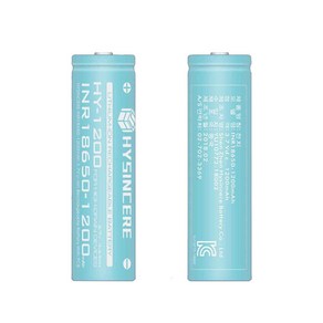 니노젠 NI-1200 리튬이온 보호회로 18650배터리 1200mAh