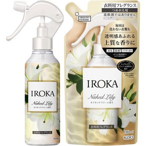 IROKA 이로카 섬유 미스트 네이키드 릴리 200ml x 리필 180ml