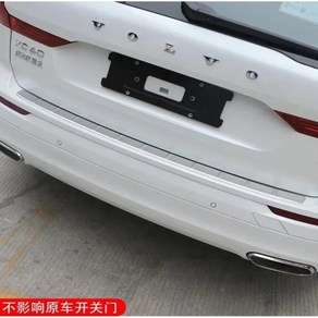 정시출고 볼보 XC60 2018 몰딩 뒷문 도어 핸들 스트립 악센트 가니쉬 스타일링 크롬 후면 트렁크, silve wie dawing