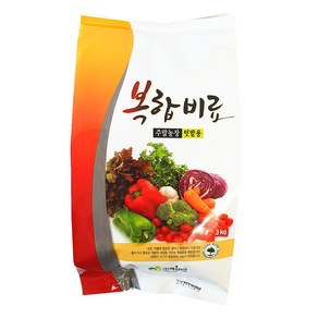 식물의집 복합비료 3kg 밑거름 웃거름, 1개