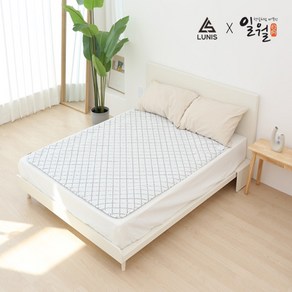 (정품)일월 카본 탄소매트 KC인증 전자파없는 전기 장판 매트 캠핑 온열 전기요 루니스 LUNIS, 기본형-화이트, 더블