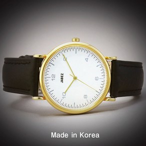 Made in Koea JABES 야베스ko-2735GM 가죽밴드시계 정장시계 패션시계