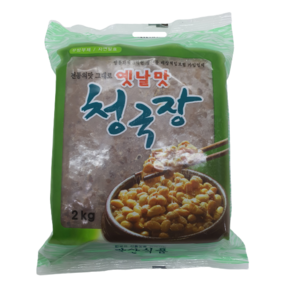 옛날맛 청국장 2kg (아이스박스+냉매 포장) (하루 배송 99%), 1개