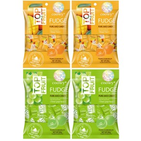 [Coowy]베트남 탑젤리 망고젤리+청포도젤리 세트 FUDGE TOP FRUIT, 2세트, 160g