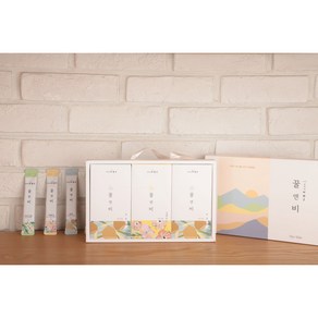 [꿀앤비] 천연벌꿀 아카시아 야생화 밤 스틱3종세트(국내산-경남 창녕군), 기본선물박스, 1개, 300g