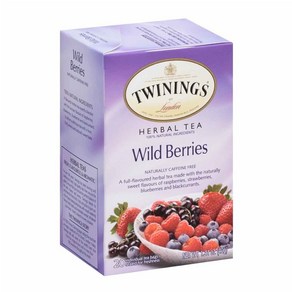 Twinings 와일드 베리 허벌 티 20 티백, 20티백