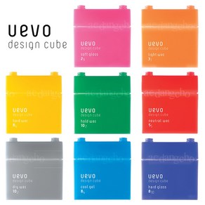 데미 우에보 디자인 큐브 왁스 80g 8종 다양한 스타일링 헤어왁스 UEVO WAX